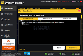 Remove System Healer Removal Guide