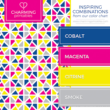 color combinations charming printables