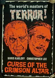 CURSE OF THE CRIMSON ALTER 1968 ORIGINAL UK DOUBLE CROWN POSTER .30 X 20