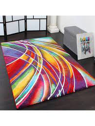 Bunter teppich biete hübschen bunten gepflegten teppich. Paco Home Teppich Modern Designer Teppich Bunter Farbmix Gemustert Mehrfarbig Klingel