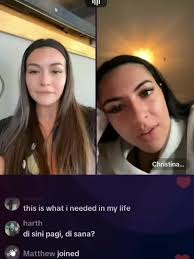 Amber & Christina's live today • 10/19/2023 • #amberlawes  #christinaottrando #wlw #couple #lgbt