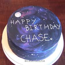 Birthday Bjs Themed Cake Options Galaxy Cake Decorated With All Buttercream Galaxy Cake Girl Birthday Cupcakes Boy Birthday Cake