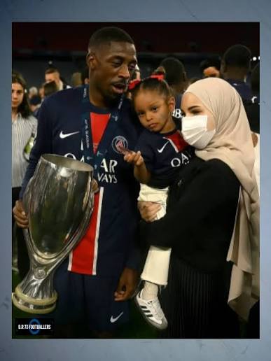 Ousmane Dembele, his wife & daughter family celebration impossible not to  love them 