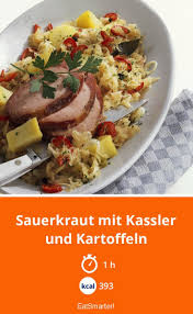 Sauerkraut Mit Kassler Und Kartoffeln Rezept In 2020 Kassler Mit Sauerkraut Sauerkraut Kassler Rezept