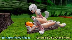 White Anime Dog Girl Riding Outdoors Sex in the Forest watch online