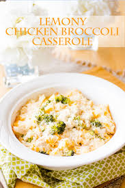Broccoli casserole was a recipe i first came across while going through a magazine. Lemony Chicken Broccoli Casserole Beautiful Life And Home