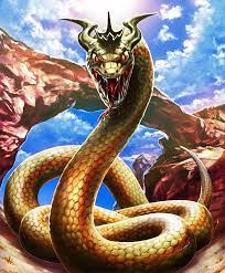 Card Basilisk Snake Monster Mythical Creatures Basilisk