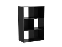 The home storage cabinet is also available in multiple finishes to meet the decor. Mainstays 6 Cube Storage Organizer Black Brickseek