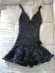 Dress Made Out Of Plastic Trash Bags Anything But Clothes Party Fashion Garment Project