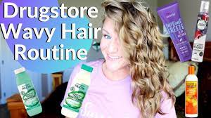 Best drugstore shampoo for dry hair. Drugstore Wavy Hair Routine 2a 2b 2c Hair Each Product Under 10 Hair Routines Wavy Hair Wavy Hair With Braid