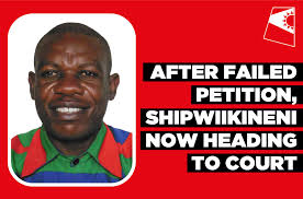 After failed petition, Shipwiikineni now heading to court Maria David &  Placido Hilukilwa REINHOLD Shipwiikineni, the controversial Walvis  Bay-based political activist, is at it again. Having previously given  President Hage Geingob at