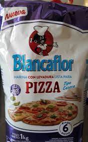 En una decisión de marketing, blancaflor modificó el diseño de su paquete celeste de harina leudante y modernizó su histórico packaging. Blancaflor Harina Para Pizza 1 Kg