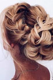 42 Braided Prom Hair Updos To Finish Your Fab Look Braided Hairstyles For Wedding Hair Styles Braided Prom Hair