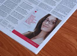Download Free Vertical Newspaper Ad Mockup Psd Good Mockups