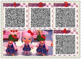 Sanrio Outfit Qr Code Acnl Qr Codes Animal Crossing Animal Crossing 3ds Animal Crossing Qr