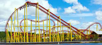 Roller Coasters Amusement Park Roller Coasters Michigan Adventures Roller Coaster Thrill Ride