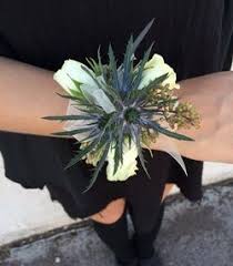 Maybe you would like to learn more about one of these? Phoenix Florist Cactus Flower Florists Az Boho Chic Prom Corsage With Thistle White Spray Roses And Seeded E White Spray Roses Corsage Prom Cactus Flower