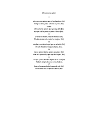 Mi Mama No Quiere Pdf