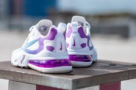 Nike womens wmns air max 270 react marathon running shoes/sneakers. Nike Women S Air Max 270 React White Light Blue At6174 102