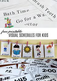 Printable visual daily routine preschool : Free Visual Schedule Printables To Help Kids With Daily Routines And Next Comes L Hyperlexia Resources