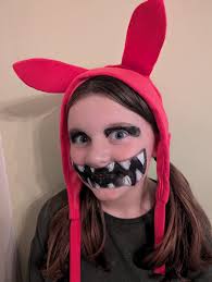 My daughter as Louise for Halloween