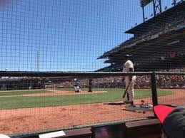 oracle park section dc121 row bbb home of san francisco