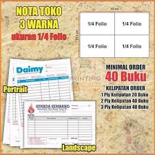 Maybe you would like to learn more about one of these? Artprintingpwk Butuh Nota Bon Toko Apotik Anda Facebook