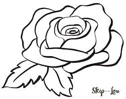 How To Draw A Rose Roses Drawing Drawings Easy Drawings