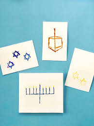 Next, use a light box — a sunny window would work, too — to trace the letter in pencil on a 5″ x 7″ blank watercolor card. Make Festive Hanukkah Watercolor Cards Make And Takes