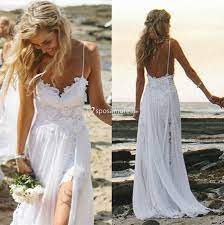 L'augustus hotel & resort offre la possibilità di festeggiare il vostro matrimonio in uno degli scenari più suggestivi della versilia. Abiti Da Sposa X Matrimonio Sulla Spiaggia Beach Wedding Dresses Backless Chiffon Wedding Dress Beach Summer Wedding Dress Beach
