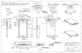 Les Plans De L Iphone 5 Dessin Technique Technique Dessins Industriels