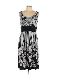 Dressbarn Casual Dress Sheath Black Floral Dresses Used Size 12 In 2020 Dresses Formal Dresses Summer Dresses
