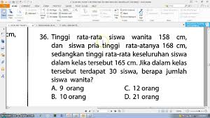 Savesave soal kelas 8 smp for later. Smp Statistika Soal Cerita Rata Rata Gabungan Mudah Youtube