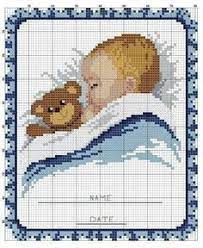 111 x 139 stitches dimension (aida 14): 120 Cross Stitch Baby Announcements Ideas Cross Stitch Baby Cross Stitch Stitch