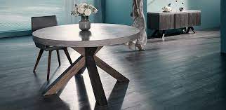 Levanzo Dining Tables Dining Table Round Dining Table Concrete Top Dining Table