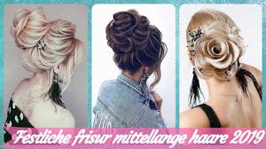 19 beliebtesten bob frisuren für frauen 2021. Die Neue 20 Ideen Zu Festliche Frisur Mittellange Haare 2019 Youtube