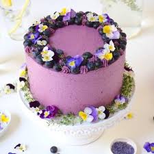 Layer Cake Citron Myrtilles Buttercream Meringue Suisse A La Myrtille Gateau Savoureux Gateaux Alimentaires Gateau Rhubarbe