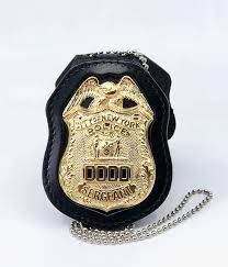 Id card issued to all officers of nypd during 2000s. Amazon Com Nypd Sergeant Badge Holder Office Products