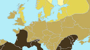 Blonde V Brunette Map Of Europe Europe Map Map Europe