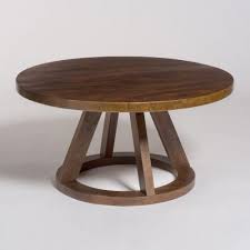 Dark Mango Wood Round Eclectic Coffee Table Eclectic Coffee Tables Hardwood Coffee Tables Coffee And End Tables