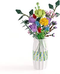 It's hard to tell that they are artificial flowers from 20 inches away. Amazon Com Millionspring Flowers Bouquet Building Blocks Set Comes With Exquisite Packaging Box Artificial Flowers Building Kits For Botanical Collection Valentine S Day Birthday Gifts For Her New 2021 999pcs Toys Games