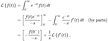 The laplace transformation has many applications in engineering and science such as the analysis of control systems and electronic circuit's etc. Laplace Transform Wikipedia