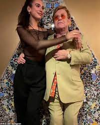 Dua Lipa Poses For Fun Snaps With Sir Elton John Following Cold Heart Release Internewscast