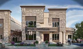 andalusian private villas complex ksa فلل اندلسي اسلامي ديكور خارجي luxury exterior design new classic villa modern exterior house designs