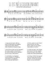 Il Est Ne Le Divin Enfant Partition Gratuite Partition Musicale Chants De Noel Le Divin