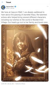 The protagonist of resident evil 7 biohazard, ethan's story continues in resident evil village. Jeanette Maus Re8 Village Voice Actress Passed Away
