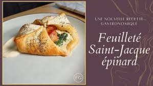 Recette Entrée NOËL : Feuilleté SAINT-JACQUES