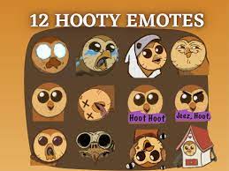 12 Hooty From the Owl House Inspired Emotes for Twitch or Discord 
