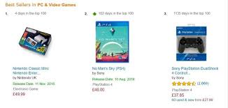 Nintendos New Mini Nes Tops Amazon Uks Pc Video Game Charts