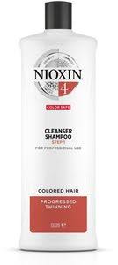 Apply and gently massage the cleanser into the wet hair and scalp. Buy Nioxin Cleanser Shampoo 4 Fine Noticeably Thinning Chemically Treated Hair At Hair Supermarket